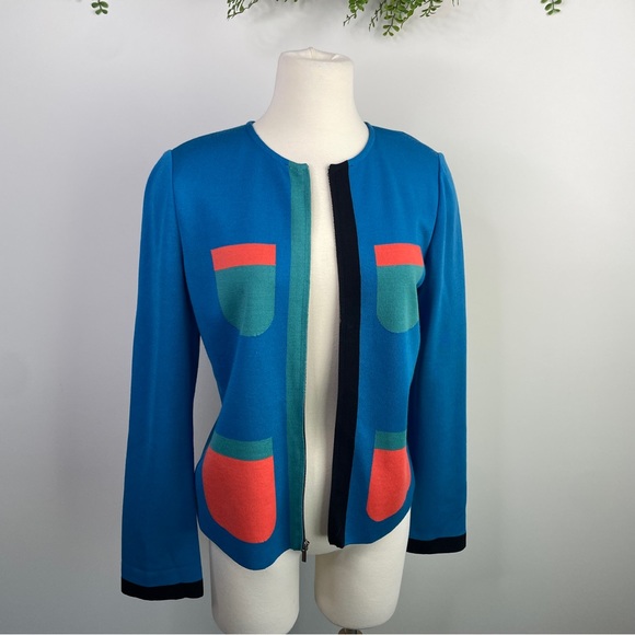 St John 2 piece cardigan jacket and t-shirt set - medium/6 - Picture 5 of 15